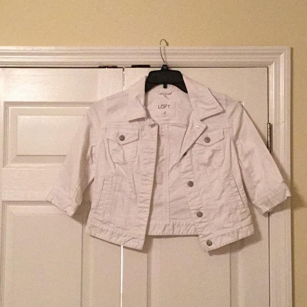 Loft Jean Jacket Size 2